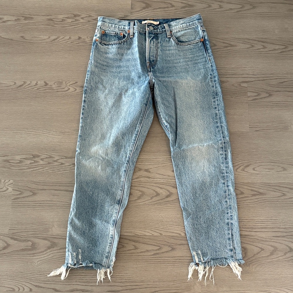 Levi's Wedgie Light Blue Denim Jeans